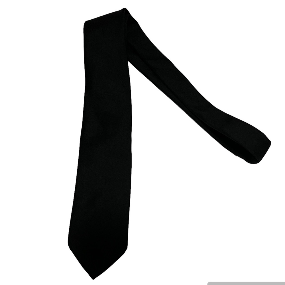 Christian Dior Black Vintage Tie